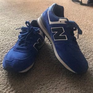 Blue New Balances